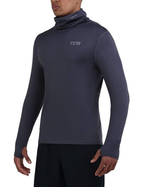 TCA Langarmshirt TCA Herren Thermo Laufshirt - Dunkelgrau, XL (1-tlg) günstig online kaufen