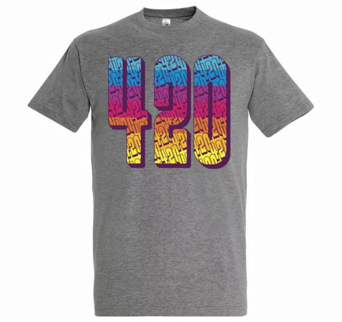 Youth Designz T-Shirt 420 Regenbogen Herren T-Shirt mit Trendigem Frontdruc günstig online kaufen