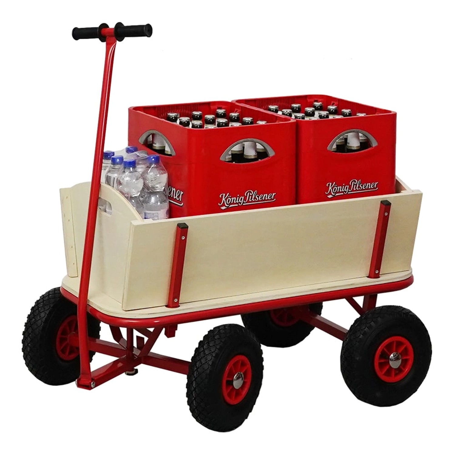 PROREGAL Profi Bollerwagen BOLLY HxBxT 97x90x60cm Traglast 150kg Luftbereif günstig online kaufen