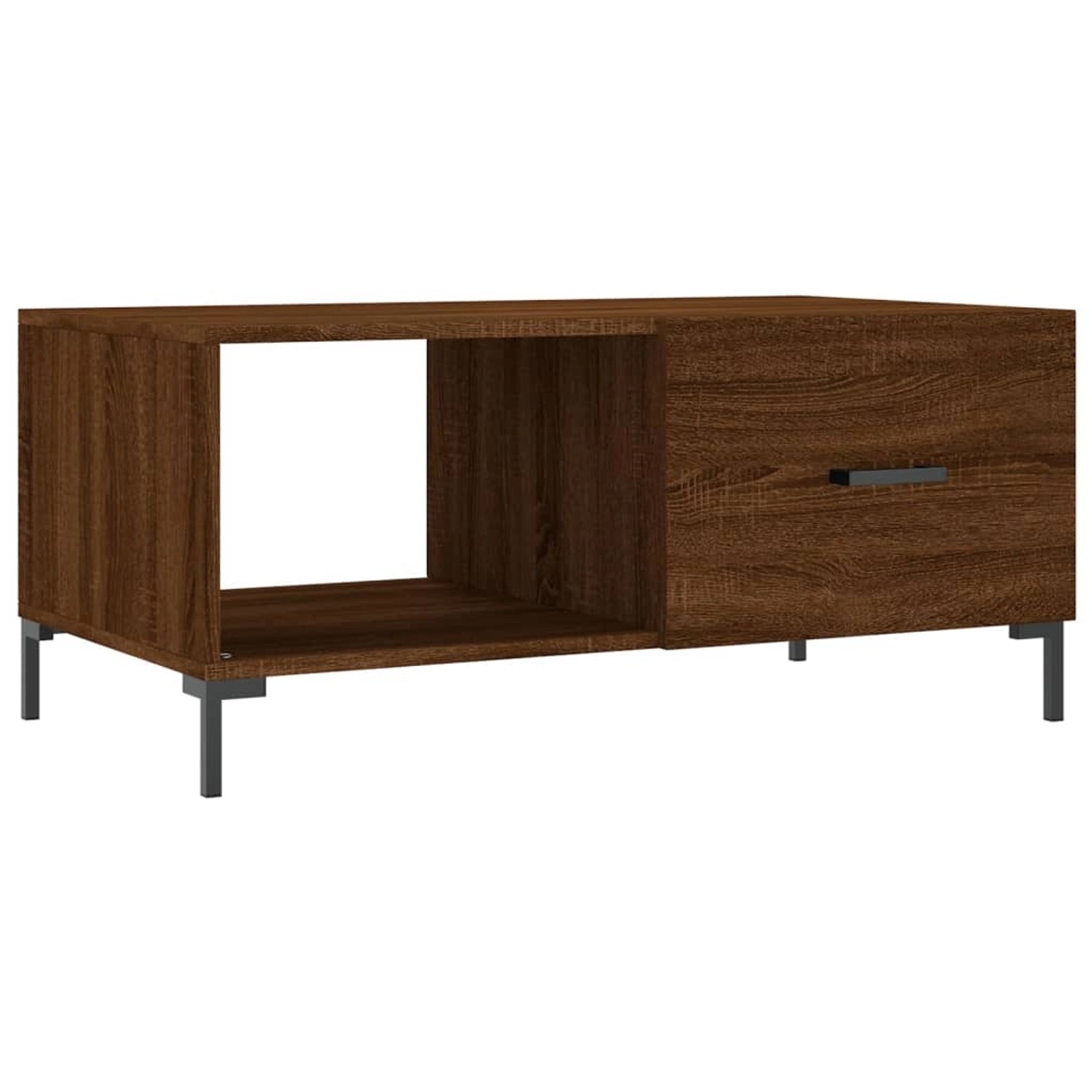 vidaXL Couchtisch Braun Eichen-Optik 90x50x40 cm Holzwerkstoff Modell 2 günstig online kaufen