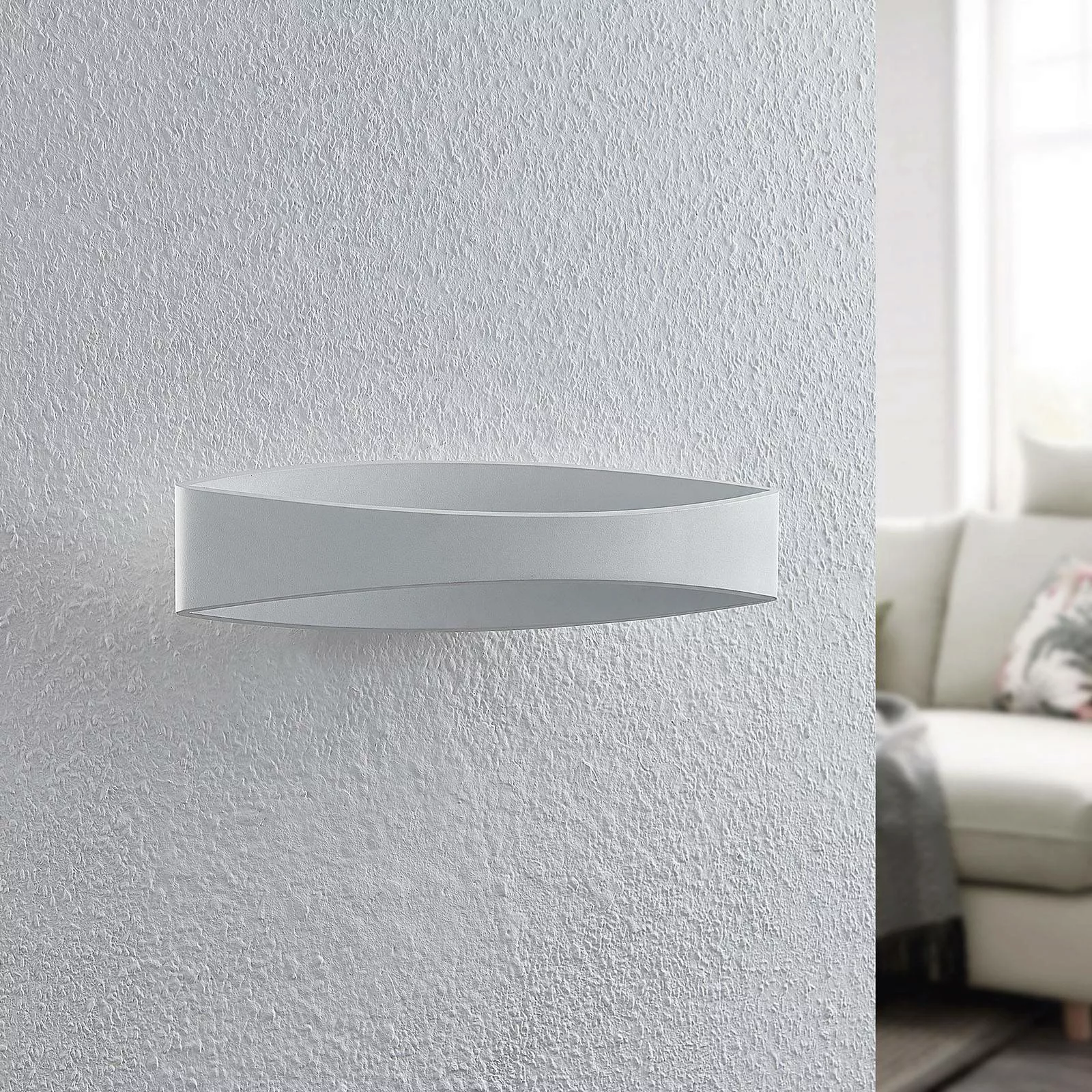Arcchio Jelle LED-Wandleuchte, 43,5 cm, weiß günstig online kaufen