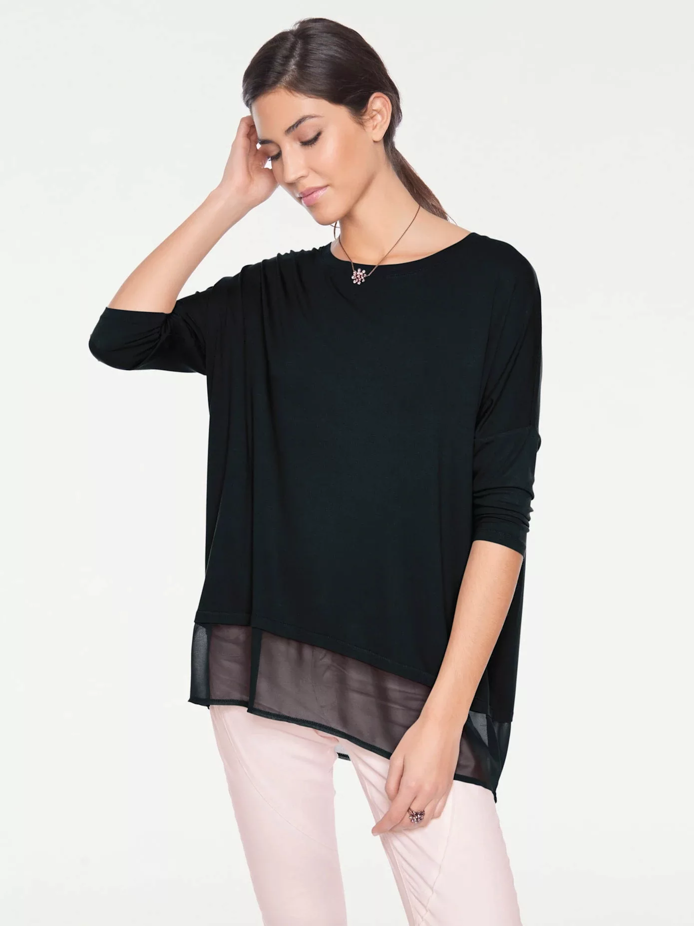 LINEA TESINI by heine Oversize-Shirt "Oversized Shirt", (1 tlg.) günstig online kaufen