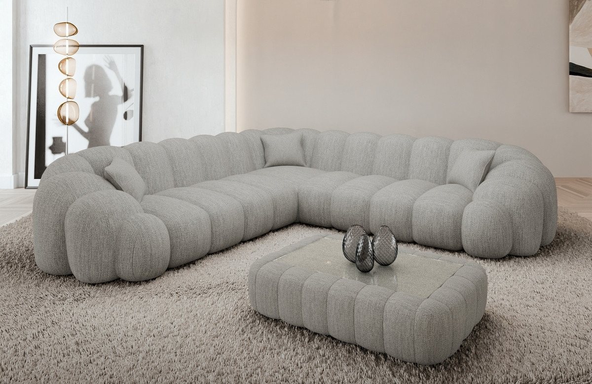 Sofa Dreams Ecksofa Rajada L Form 4-Sitzer Stoff, Loungesofa günstig online kaufen