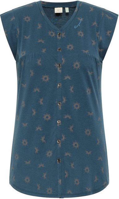 Ragwear Kurzarmshirt ZOFKA ORGANIC in stylischem Allover-Sunshine-Print günstig online kaufen