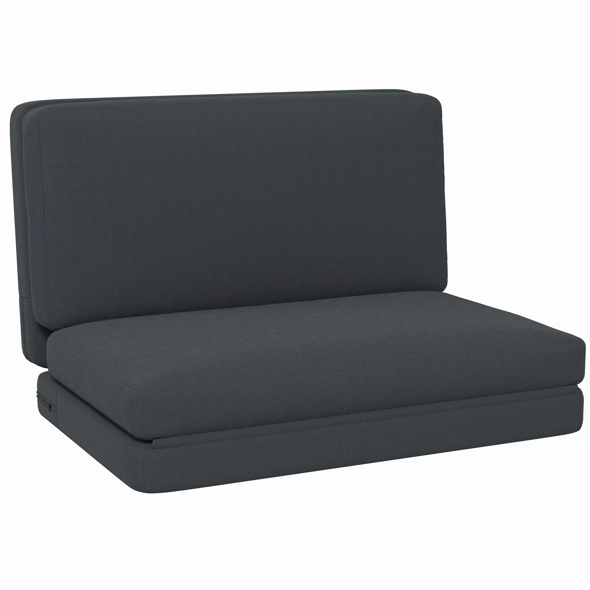 HOMCOM Sitzkissen 3-in-1 Klappbar Schlafsofa mit günstig online kaufen