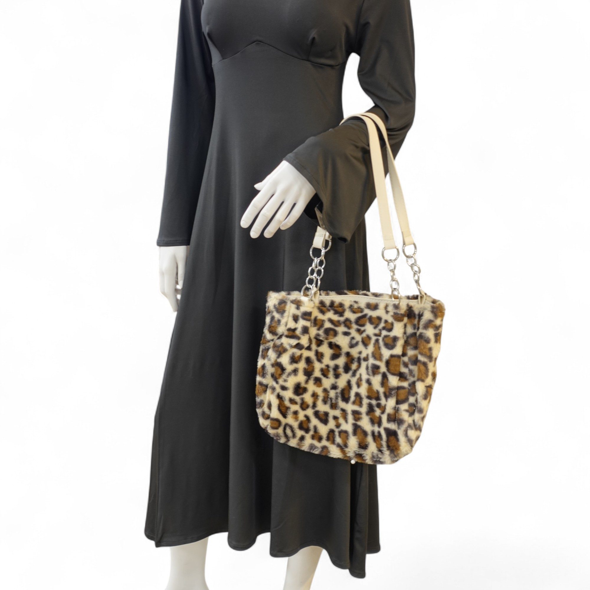 Eyecatcher Handtasche Flauschige Damen Schultertasche im günstig online kaufen