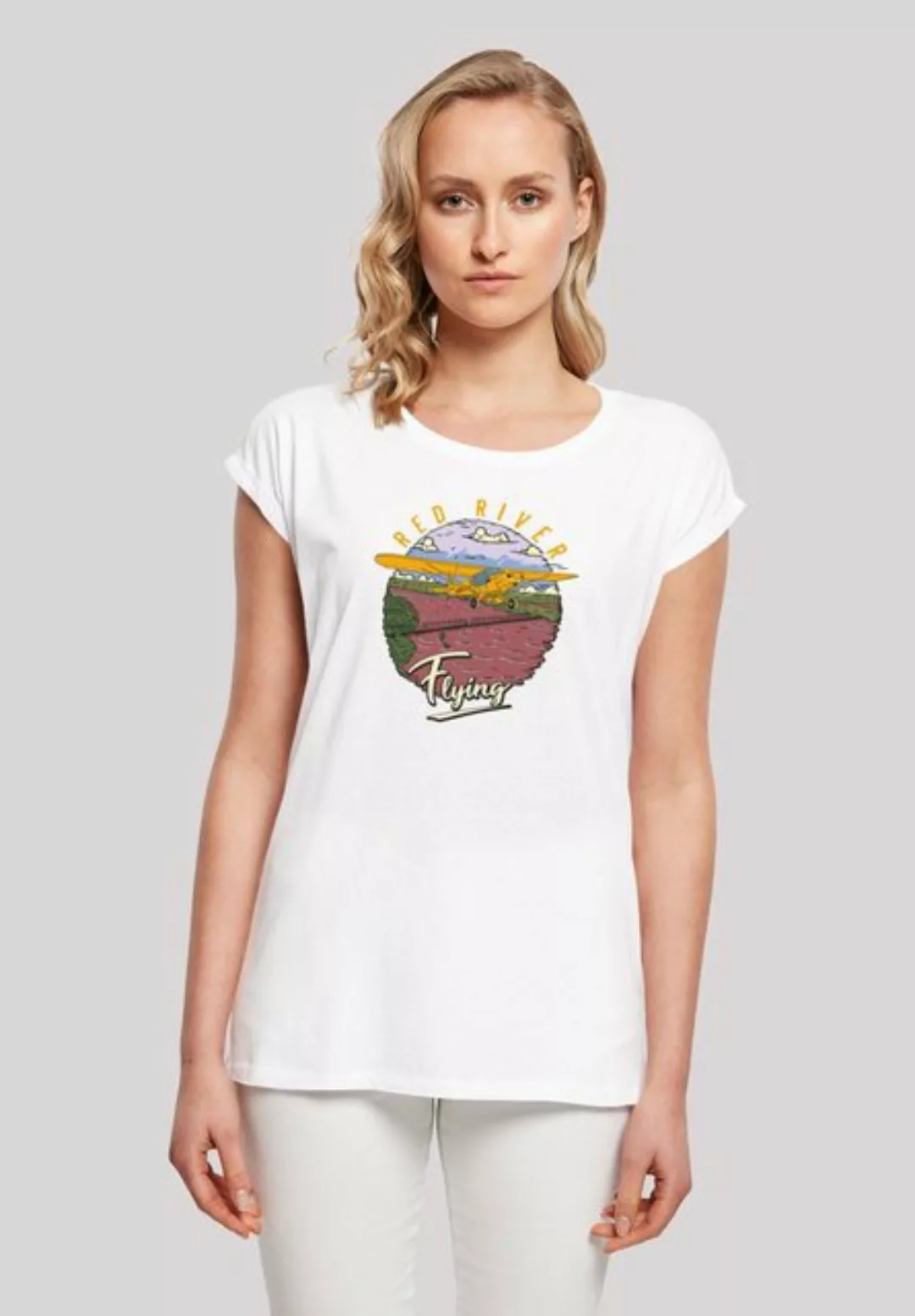 F4NT4STIC T-Shirt "Red River Flying", Print günstig online kaufen