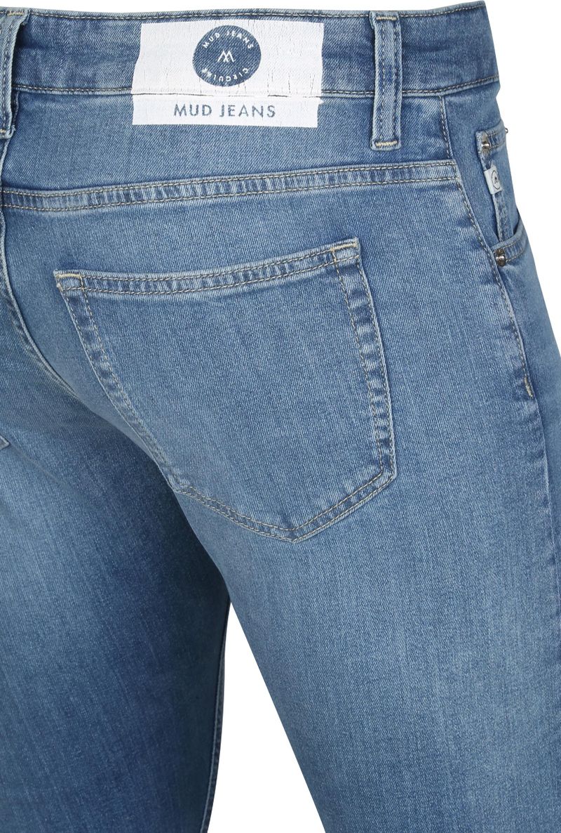 MUD Jeans Denim Slim Lassen Fan Stone Blau - Größe W 33 - L 34 günstig online kaufen