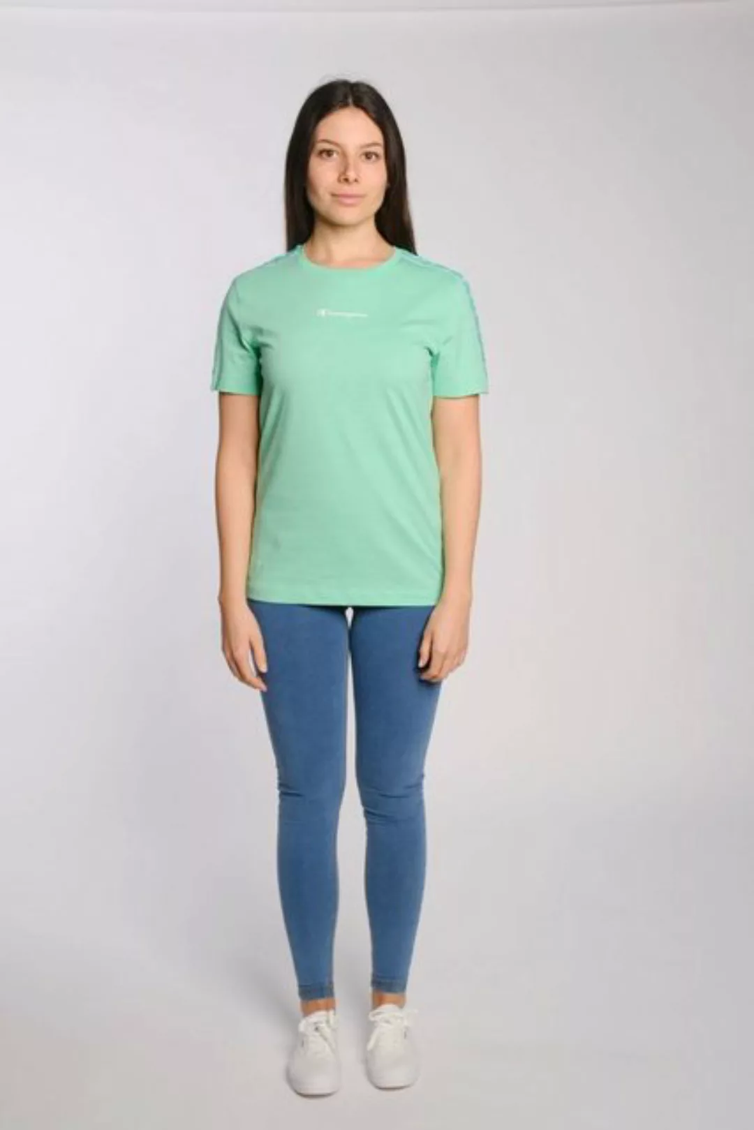 Champion T-Shirt Champion T-Shirt Rundhals Grün günstig online kaufen