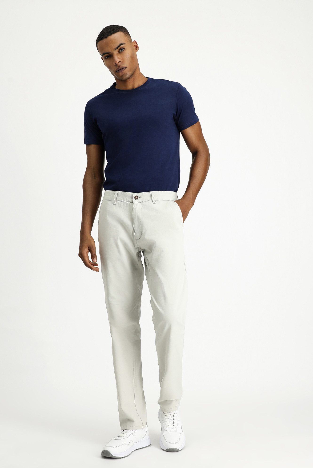 KIGILI Chinohose Regular Fit Chino-Herrenhose mit günstig online kaufen