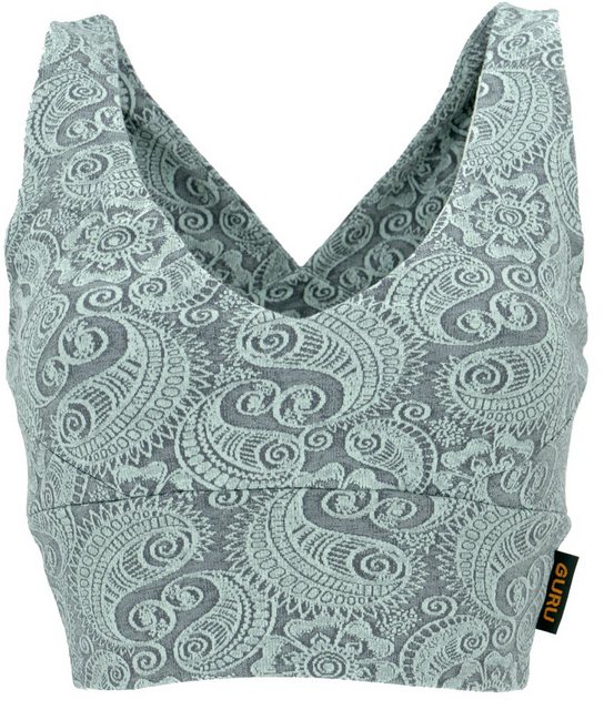 Guru-Shop T-Shirt Bauchfreies Top, Bra Top, Yoga Top aus.. Festival, Ethno günstig online kaufen