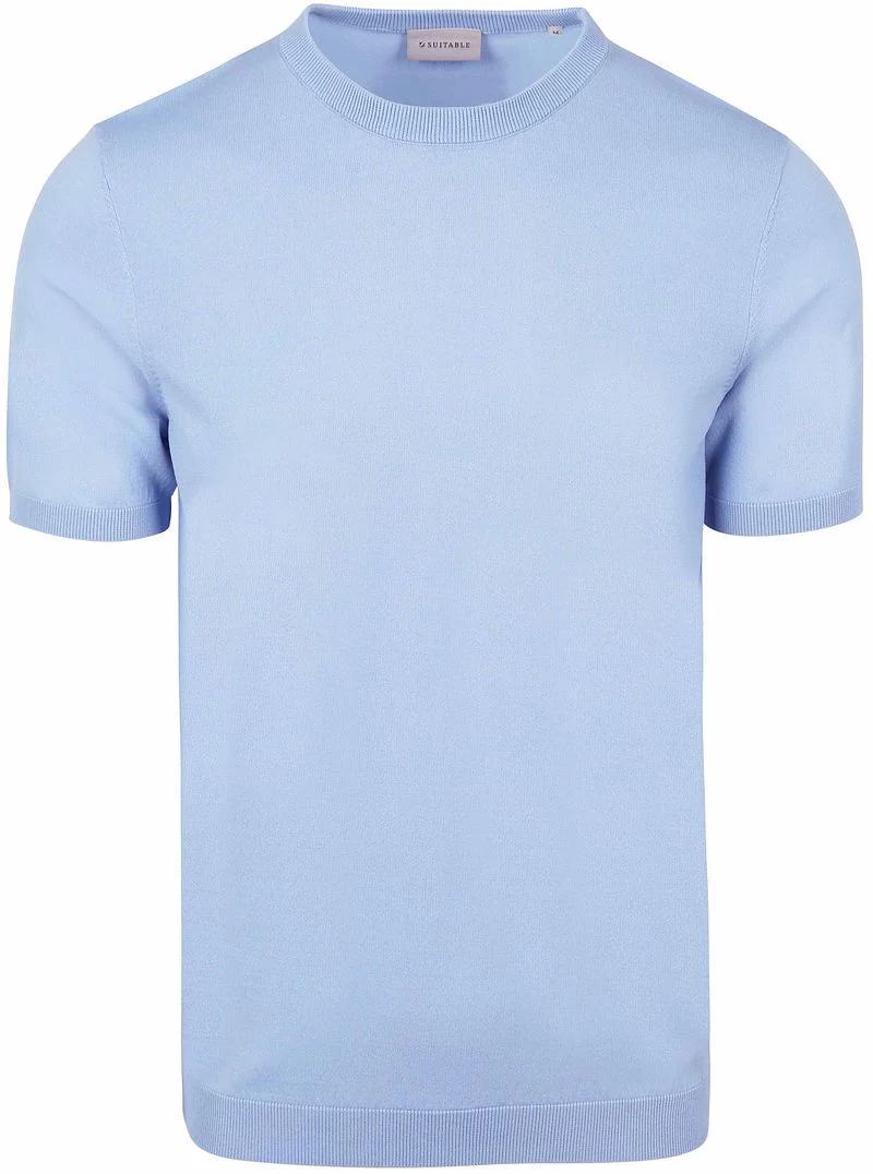 Suitable Knitted T-shirt Wap Hellblau - Größe L günstig online kaufen