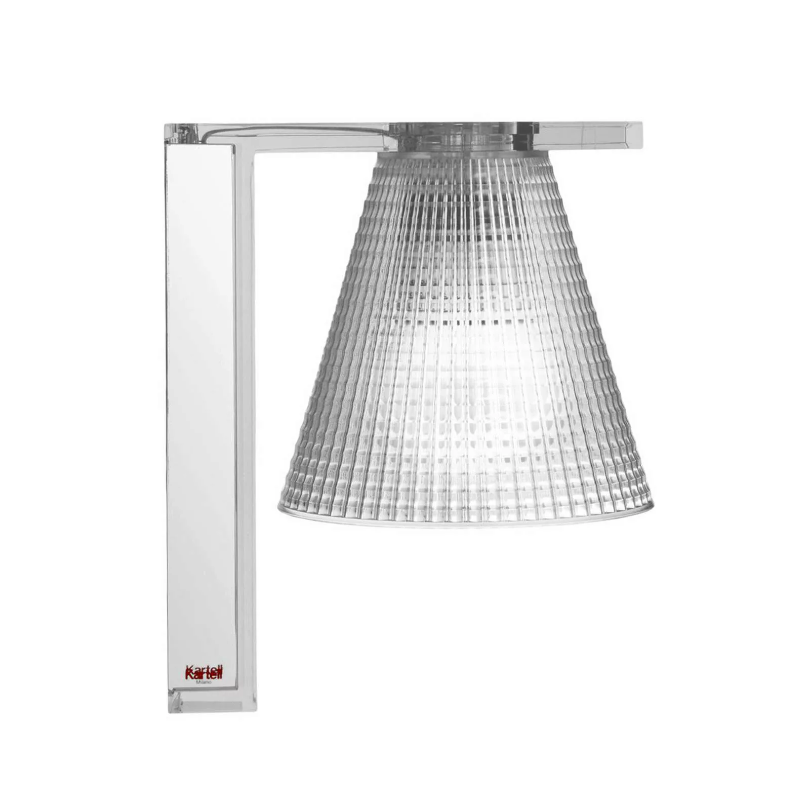 Kartell - Light-Air Wandleuchte - transparent/transparent/BxHxT 14x21x17cm günstig online kaufen