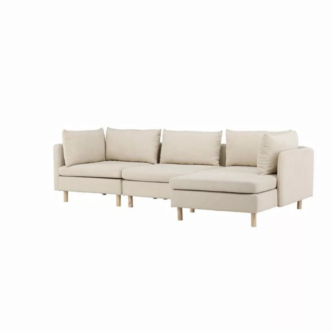 ebuy24 Sofa Zero Sofa Chaiselongue Sofa rechtsgerichtet beige. günstig online kaufen