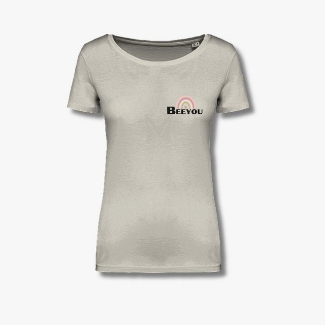 Beeyou. Clothes T-Shirt T-Shirt aus Bio-Baumwolle mit Regenbogen Druck günstig online kaufen