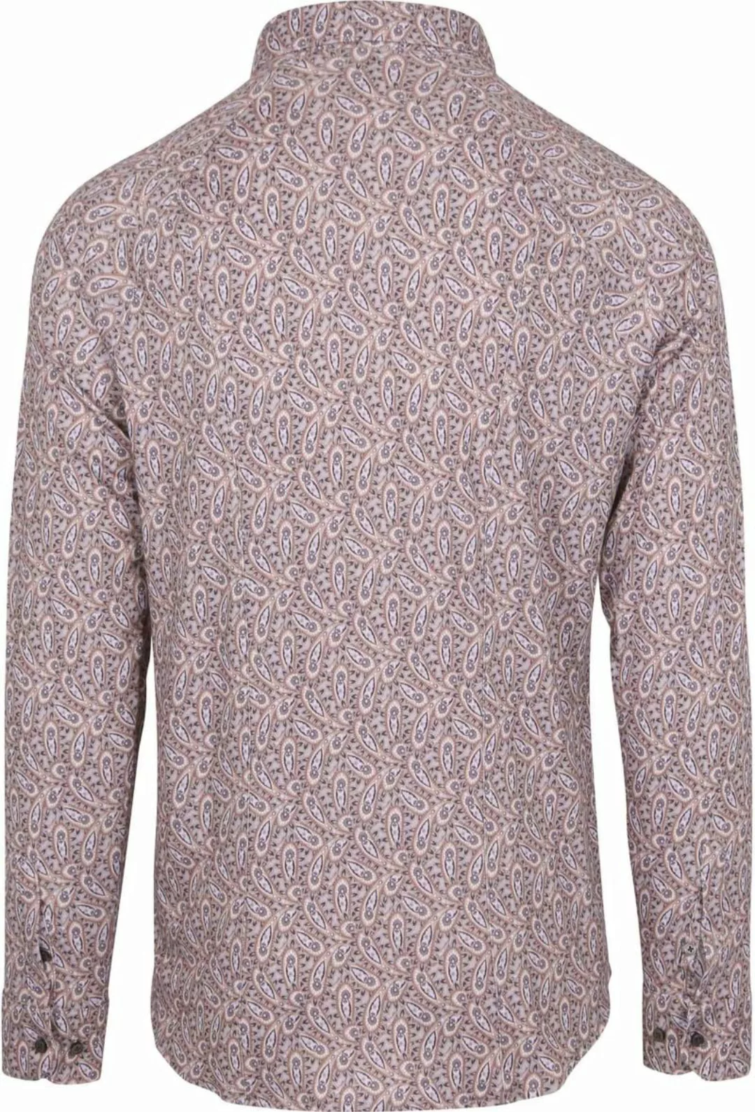 DESOTO Hemd Timeless Elegance Druck Paisley Beige - Größe XL günstig online kaufen