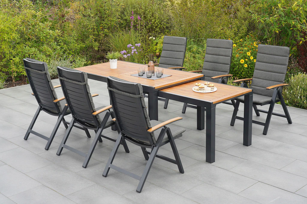 MERXX Garten-Essgruppe "Astros", (13 tlg.), inkl. Auflagen günstig online kaufen