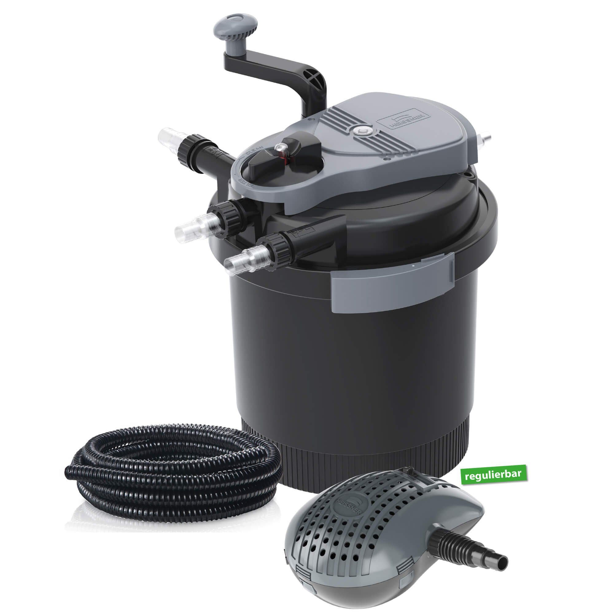 Heissner Teichfilter Heissner Druckfilter Set HLF4000-00 günstig online kaufen