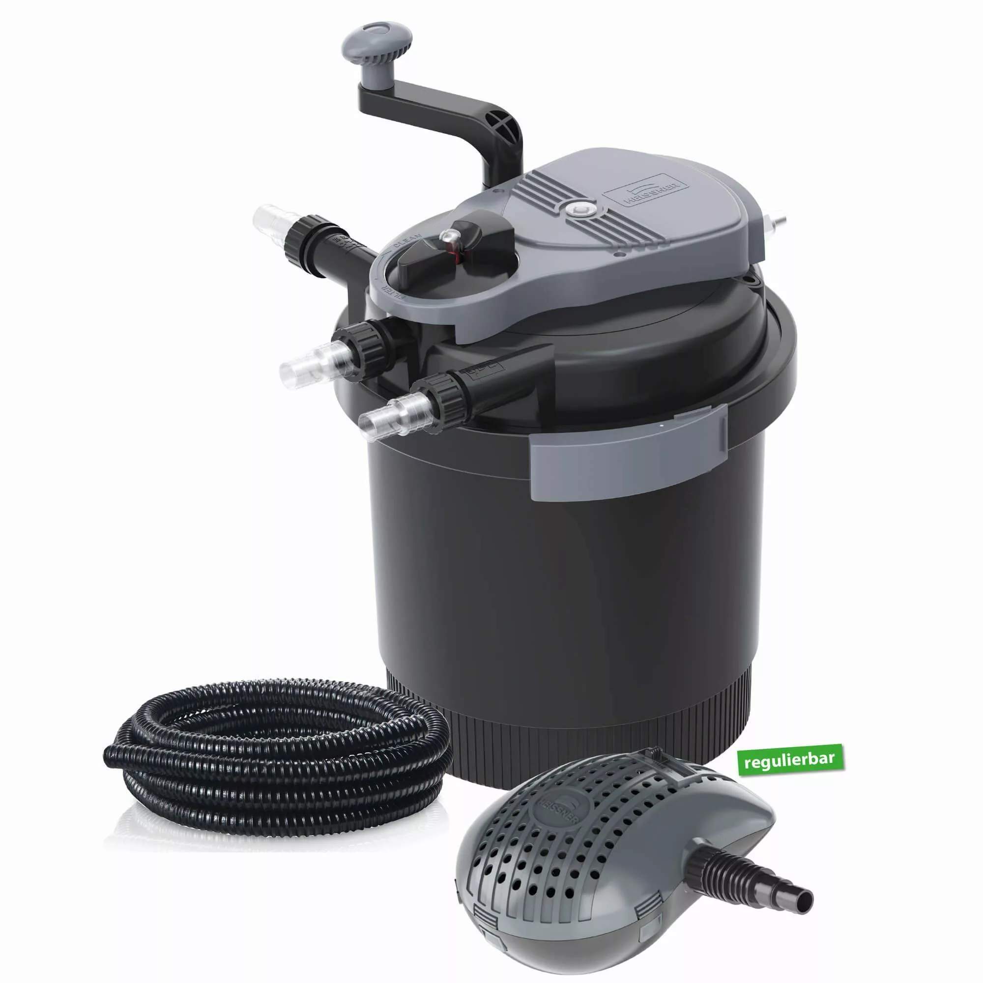 Heissner Teichfilter Heissner Druckfilter Set HLF4000-00 günstig online kaufen
