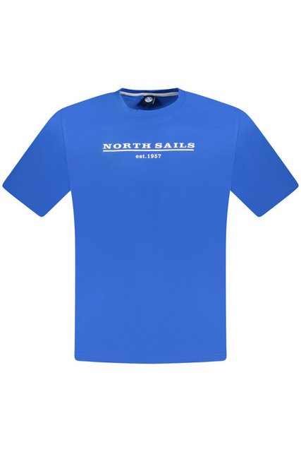 North Sails T-Shirt Herren Kurzarm-T-Shirt Blau mit Rundhals und günstig online kaufen