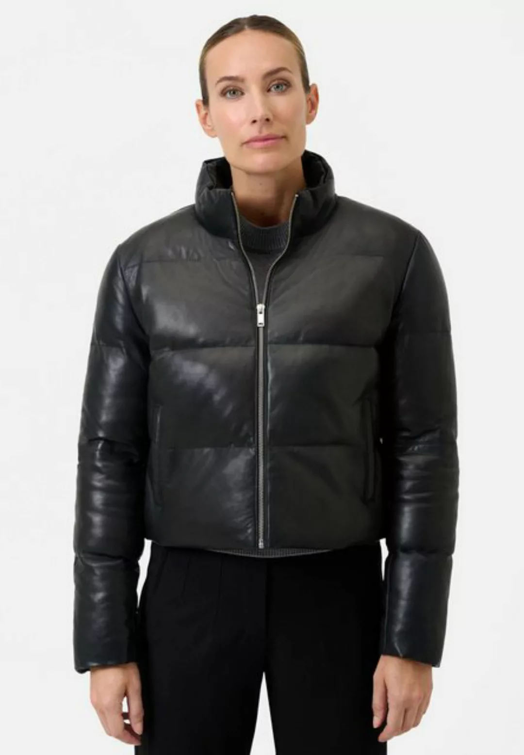 RICANO Lederjacke Audrey Hochwertiges Lamm Nappa Leder günstig online kaufen