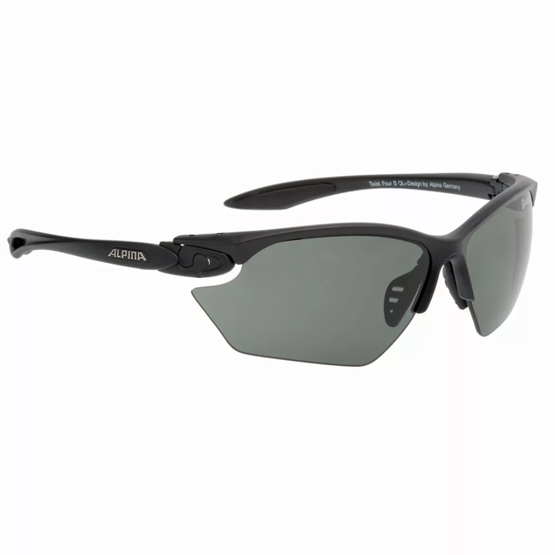 Alpina Twist Four Small QL Sport-Sonnenbrille Black Matt günstig online kaufen