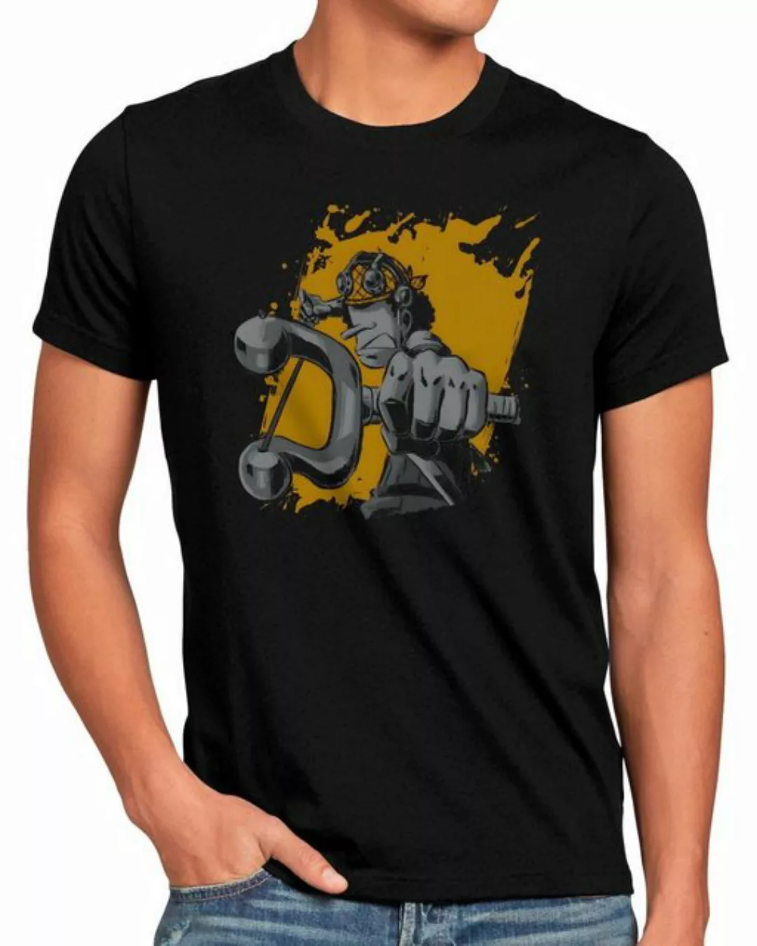 style3 T-Shirt Night Usopp one piece japan anime luffy manga monkey ruffy günstig online kaufen