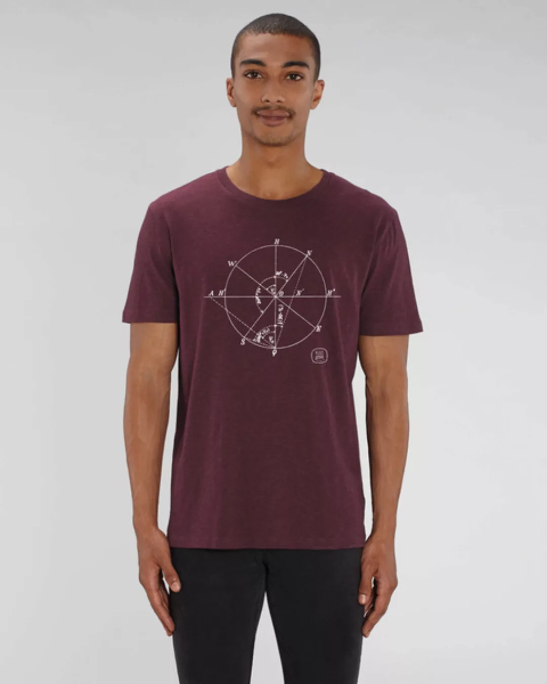 T-shirt Mit Motiv / Koordinaten günstig online kaufen