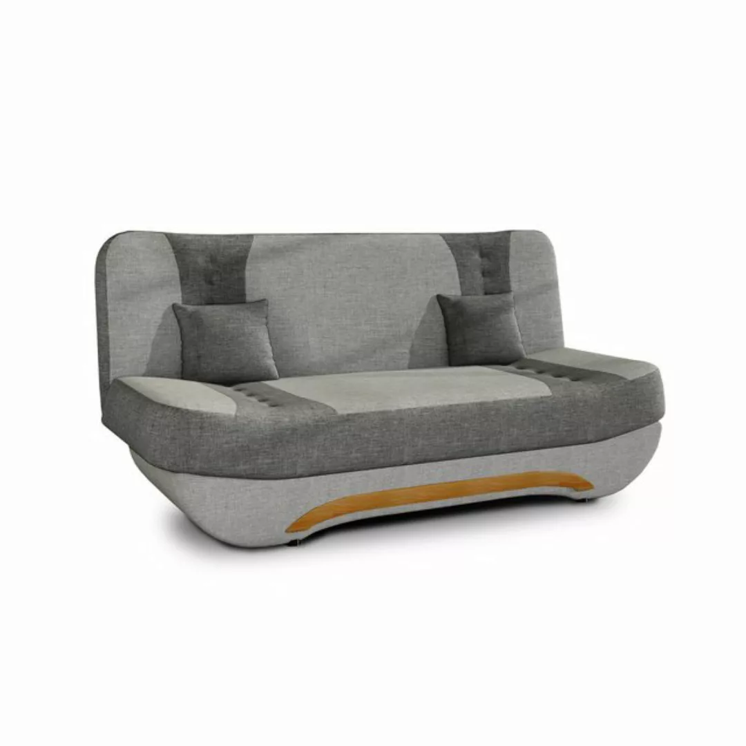 Home Collective Sofa 3-Sitzer Dreisitzer Schlafsofa, mit 2 Dekokissen und S günstig online kaufen