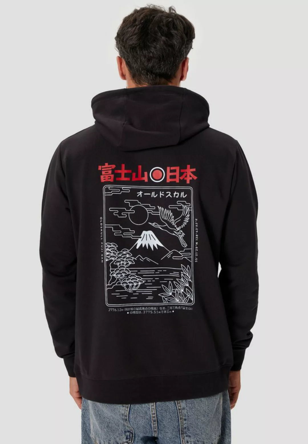 Oldskull Hoodie Asian Futeesan Logo Graphic günstig online kaufen