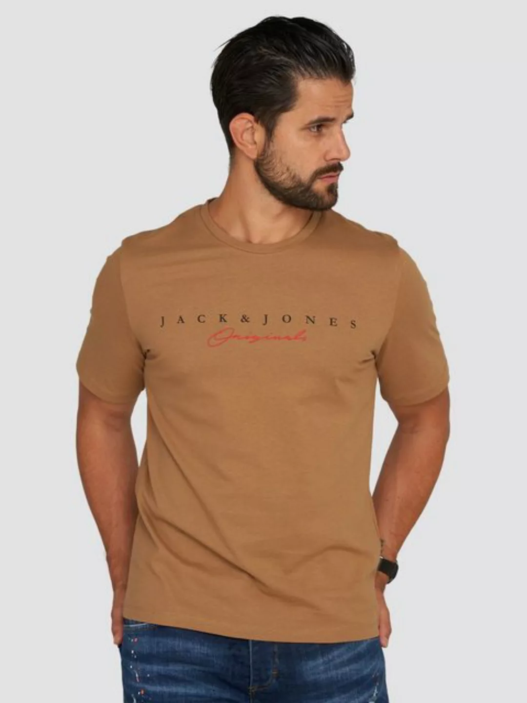 Jack & Jones T-Shirt JJHARRISON TEE SS CREW NECK günstig online kaufen