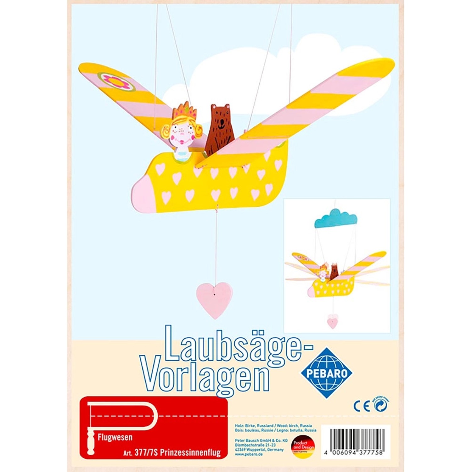 Pebaro Laubsägevorlage Prinzessinenflug günstig online kaufen