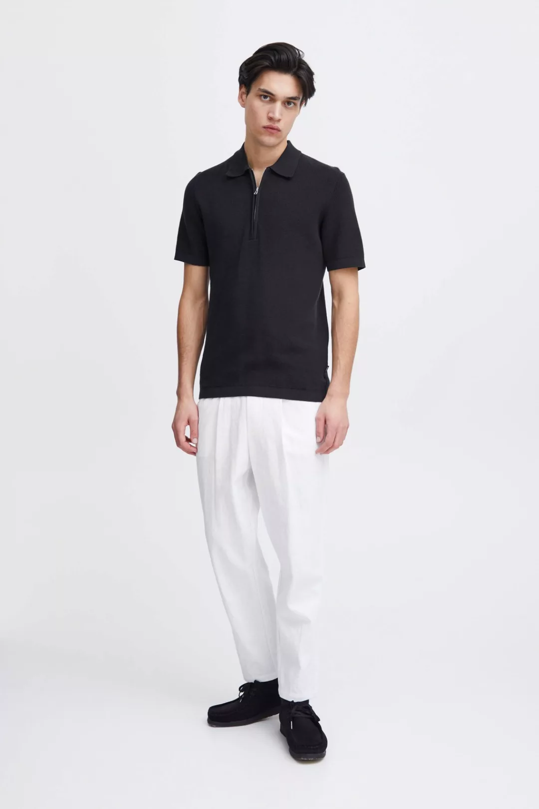 Casual Friday Poloshirt CFKarl knit polo with halfzip sommerliches Poloshir günstig online kaufen