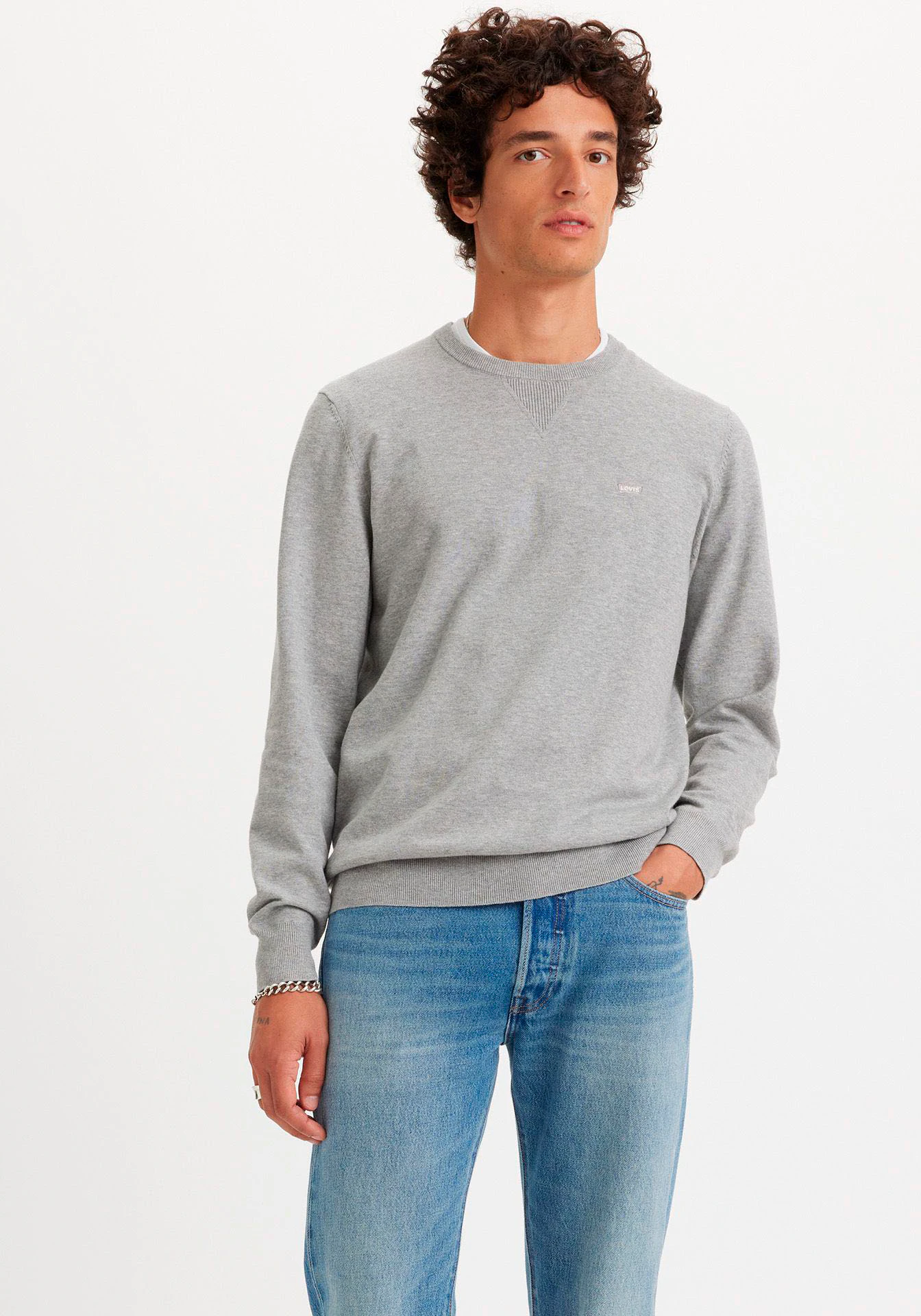Levis Rundhalspullover "LIGHTWEIGHT HM SWEATER" günstig online kaufen