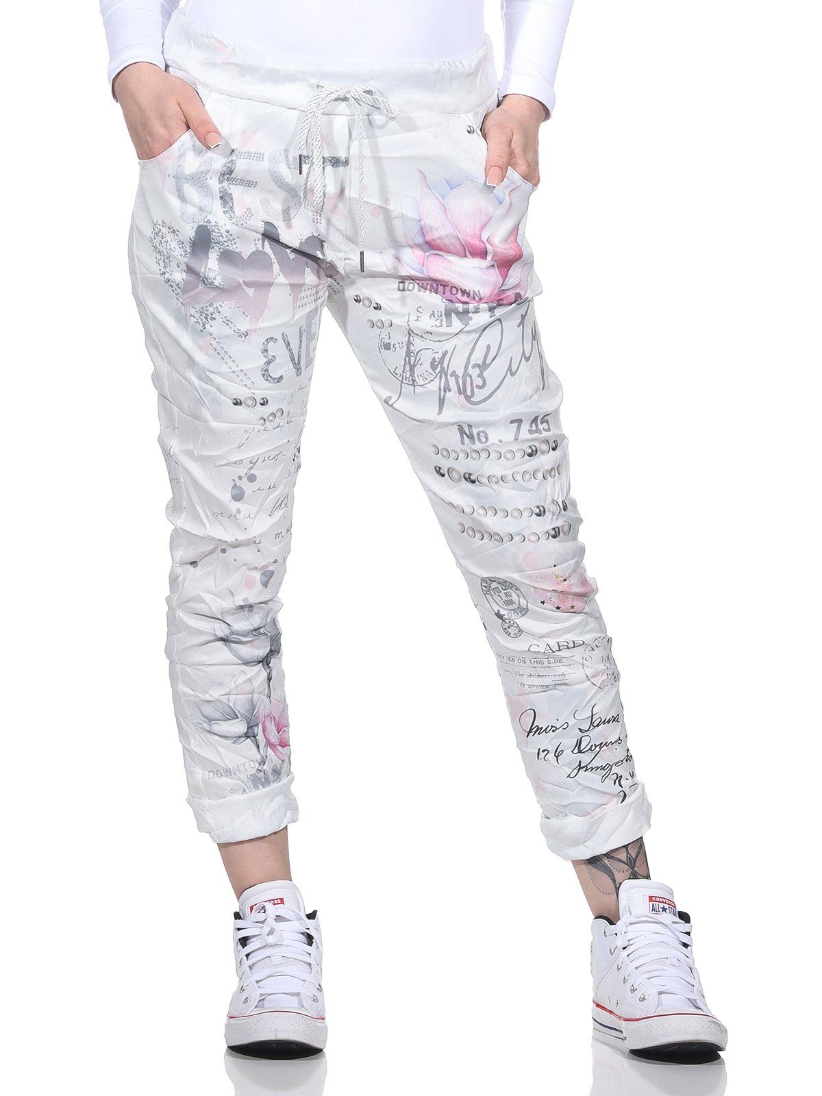 CLEO STYLE Schlupfhose Damen Sweathose 1289 günstig online kaufen