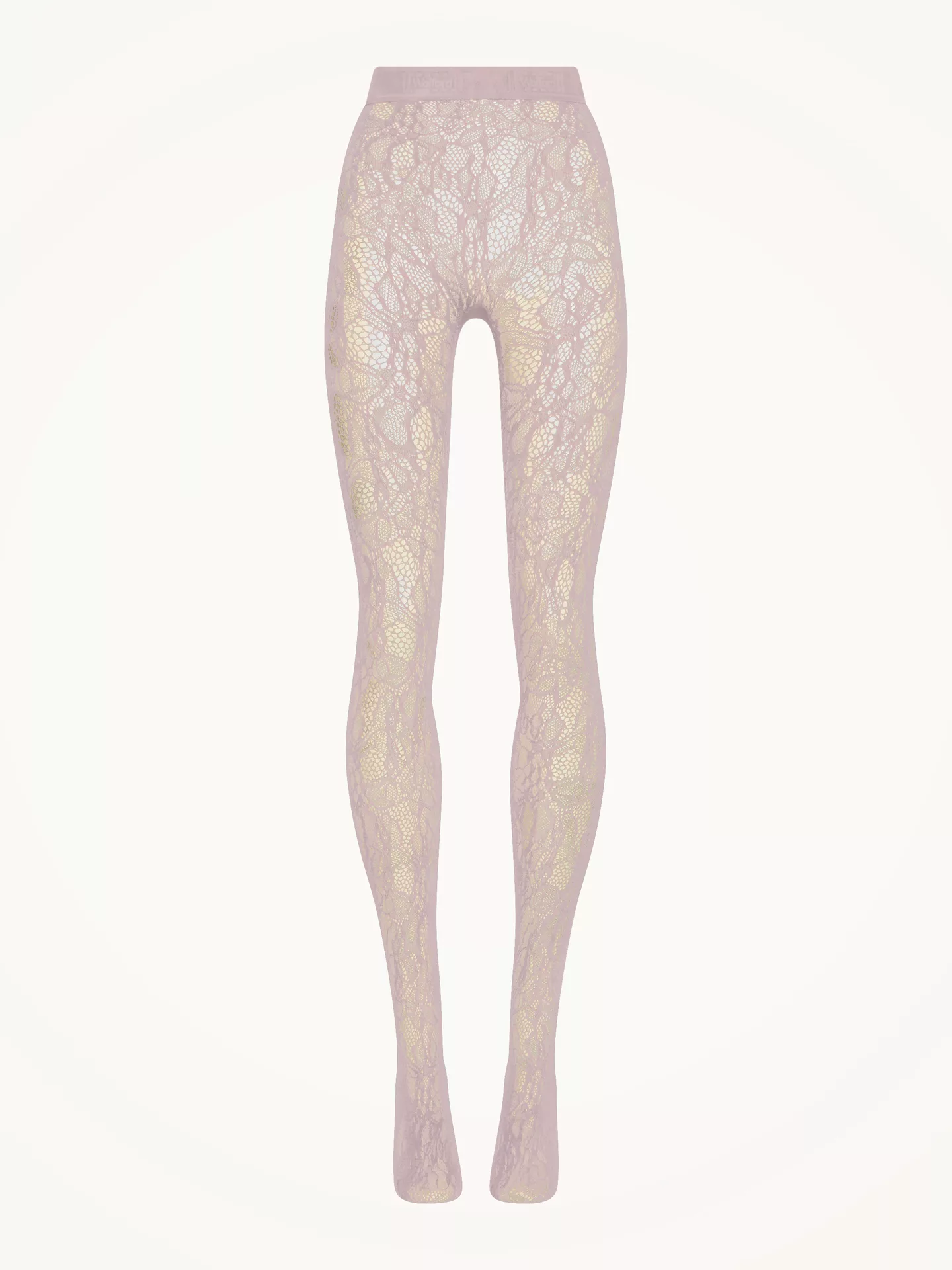Wolford - Floral Net Tights, Frau, mauve, Größe: XS günstig online kaufen