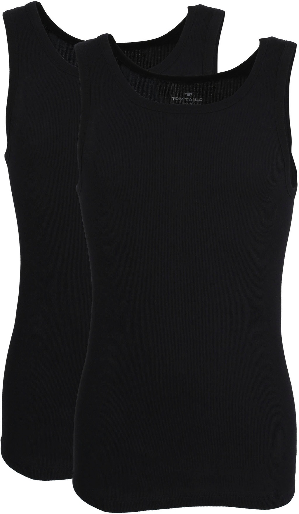 TOM TAILOR Tanktop "Montana", (2er Pack), Rundhals-Ausschnitt, slim fit günstig online kaufen