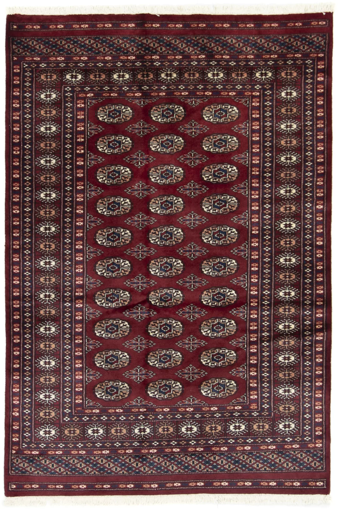 morgenland Wollteppich »Buchara Teppich handgeknüpft rot«, rechteckig günstig online kaufen
