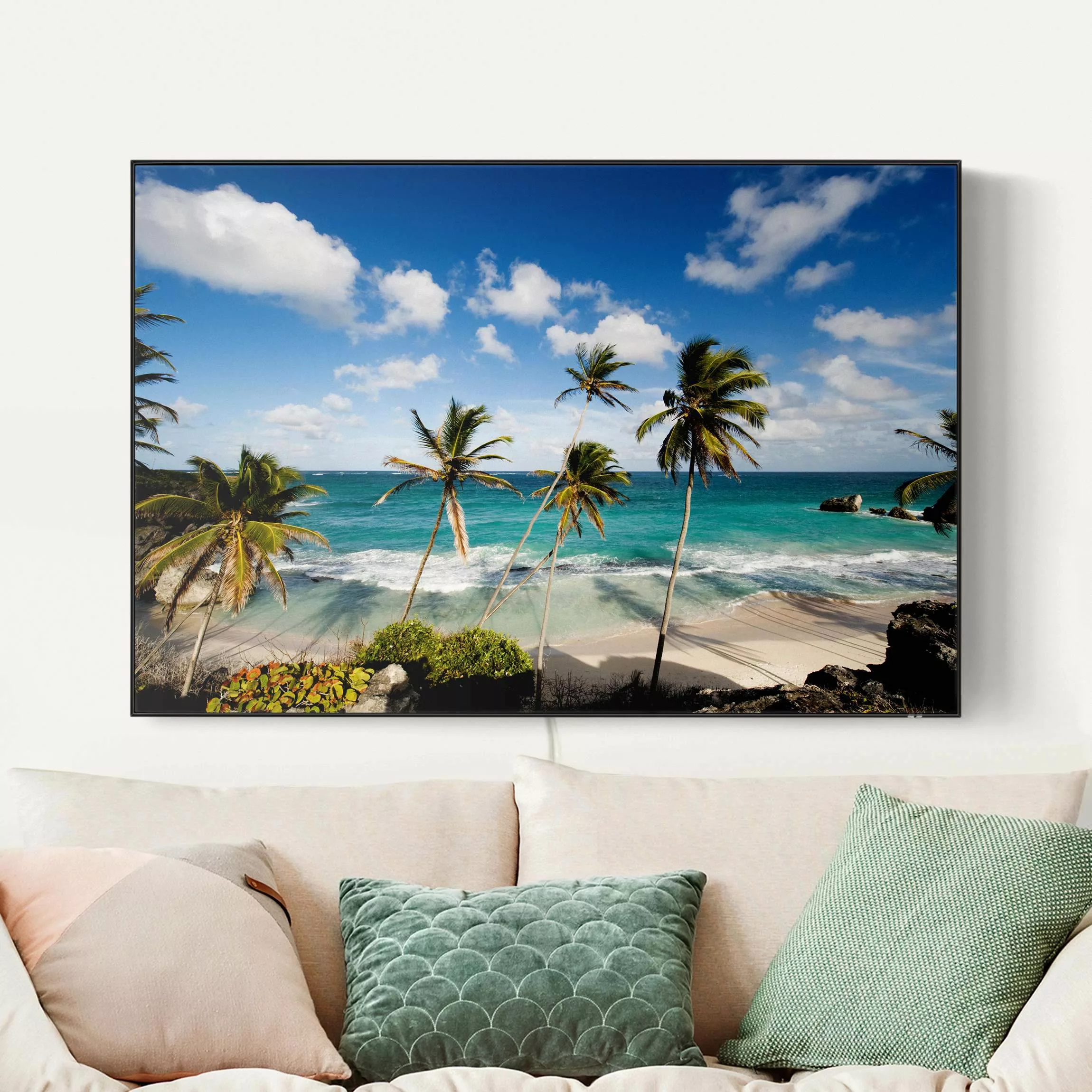 LED-Wechselbild Beach of Barbados günstig online kaufen