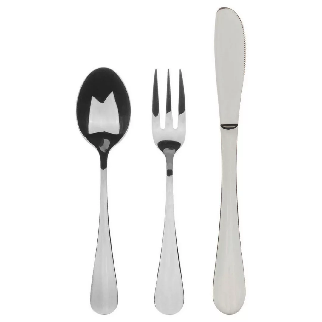 BERGNER Besteckset Munich silver shiny silber Edelstahl 3 tlg. günstig online kaufen