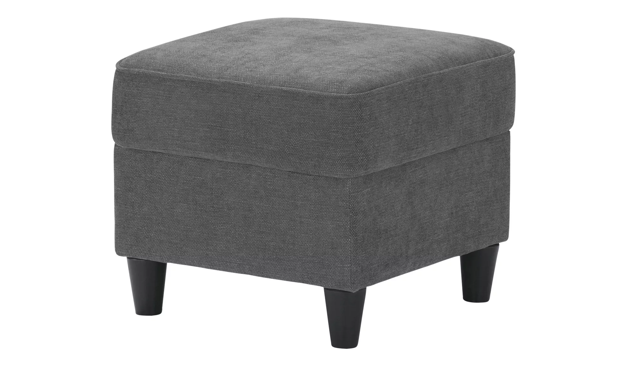 Hocker  Kivana ¦ grau ¦ Maße (cm): B: 52 H: 45 T: 52.0 Polstermöbel > Hocke günstig online kaufen