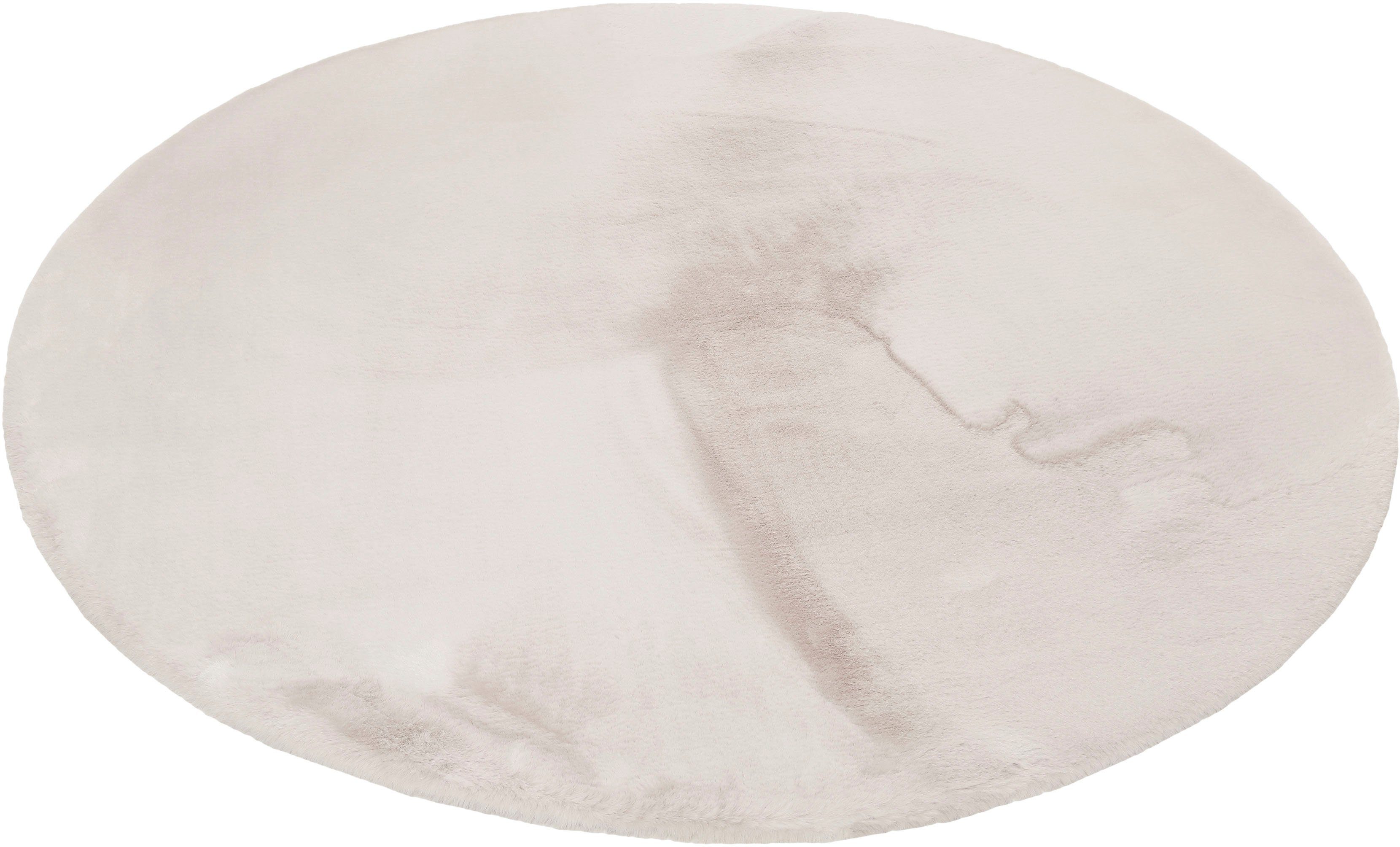 Esprit Hochflor-Teppich »Alice ESP-4377 Kunstfell«, rund, 25 mm Höhe, Kanin günstig online kaufen