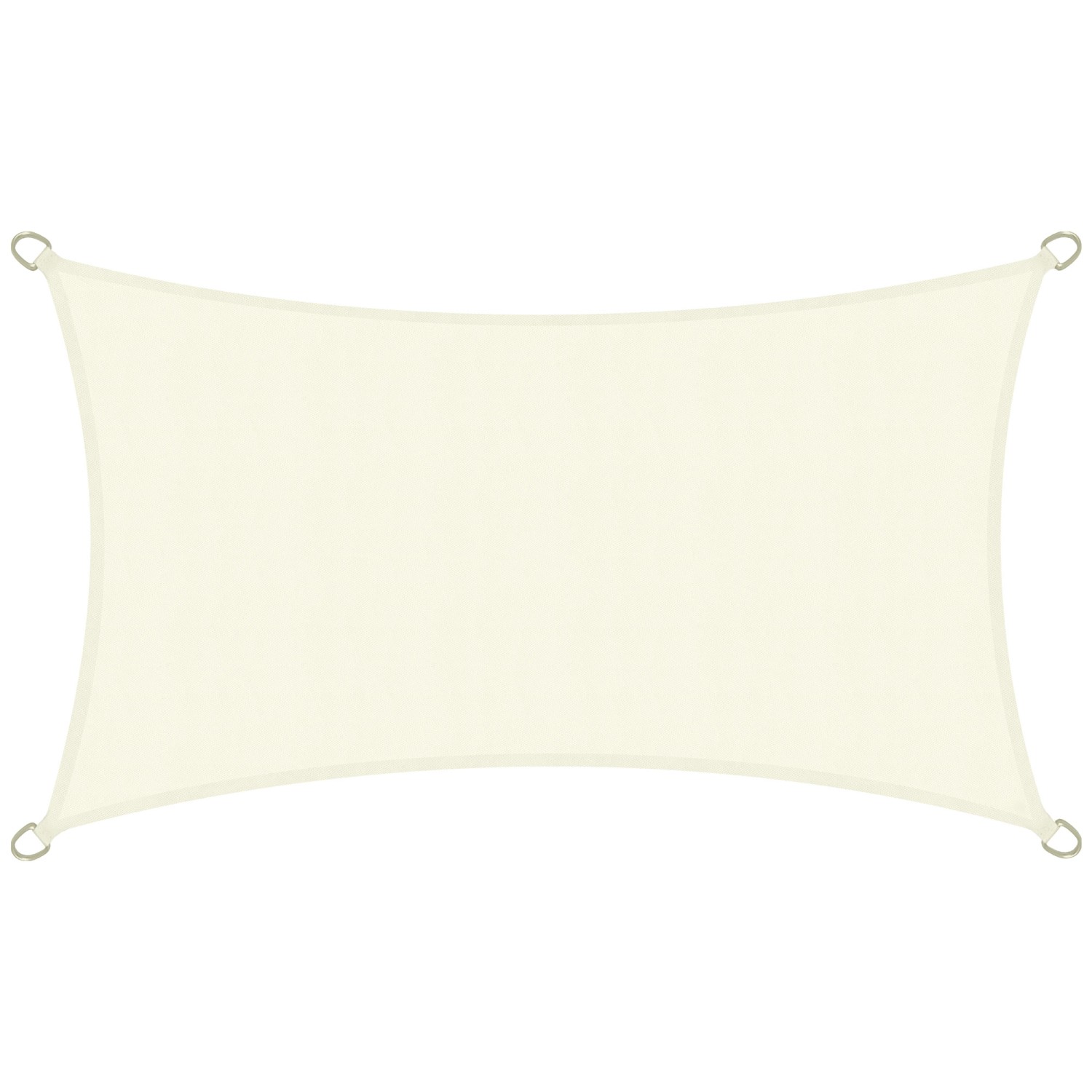 Sol Royal SolVision PS9 Sonnensegel 200x400cm rechteckig Creme PE günstig online kaufen