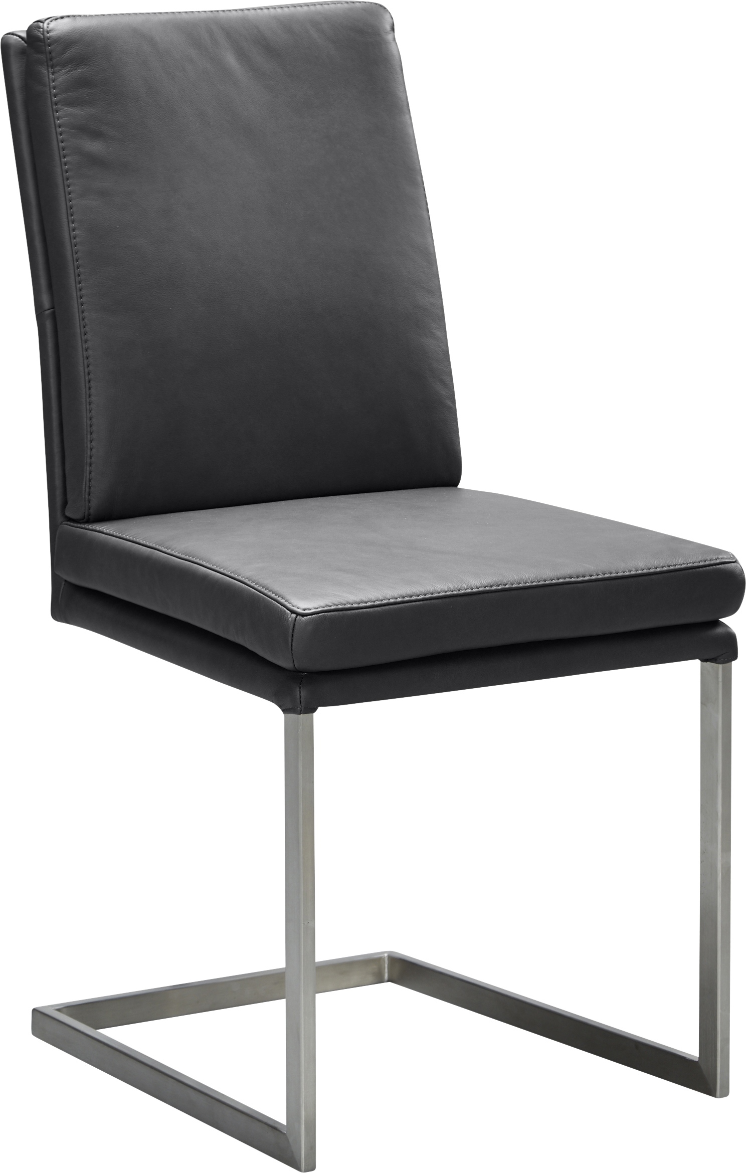 K+W Komfort & Wohnen Freischwinger, Leder CLOUD, stabiles Hochkantrohr, Unt günstig online kaufen