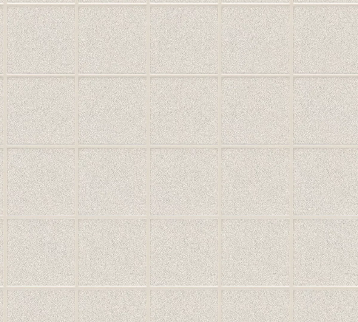 Bricoflor Hellgraue Tapete in Kacheloptik Fliesen Tapete aus Vlies und Viny günstig online kaufen