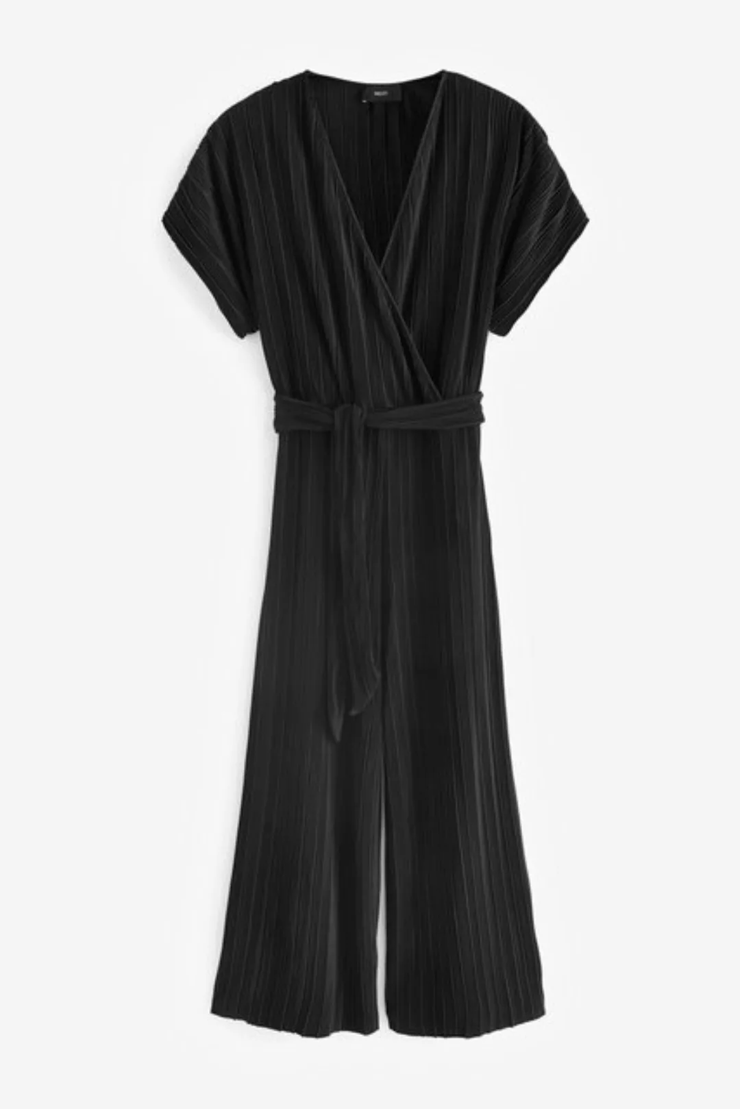 Next Jumpsuit Kurzärmeliger Plissée-Overall mit weitem Bein (1-tlg) günstig online kaufen