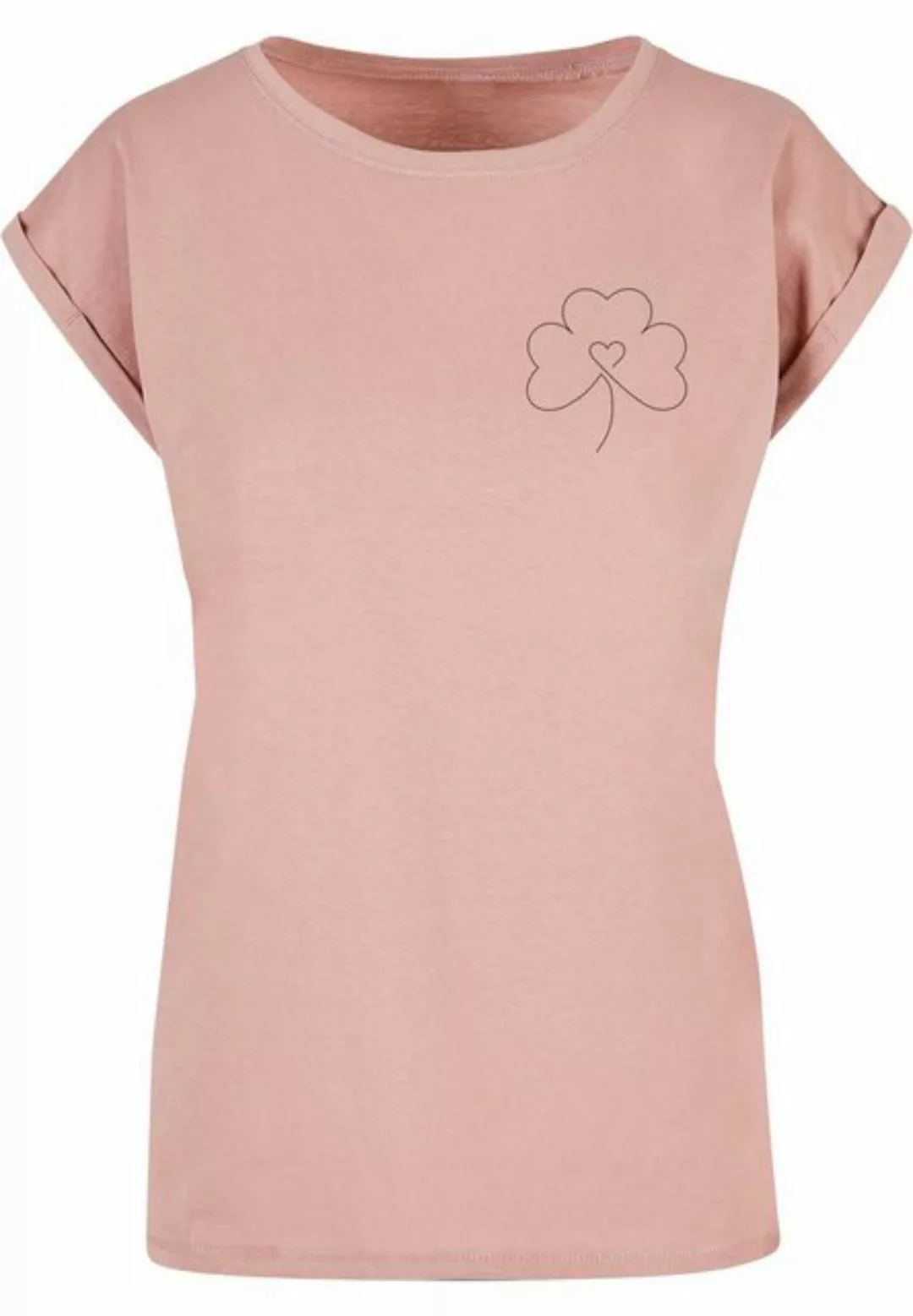 Merchcode T-Shirt Merchcode Damen Ladies Spring - Leaf Clover Flower T-Shir günstig online kaufen