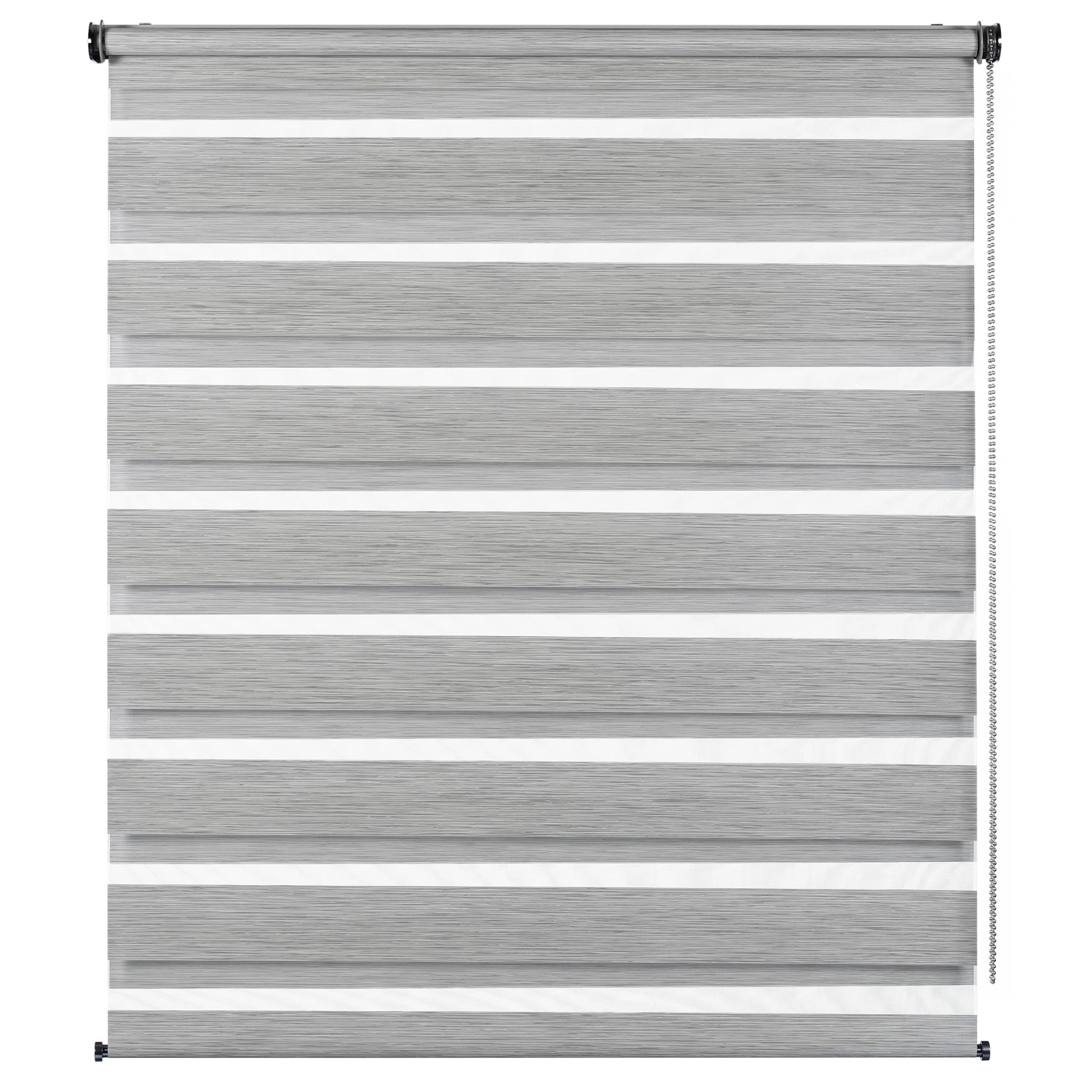 Gardinia Doppelrollo de Luxe 60 cm x 180 cm Grau günstig online kaufen