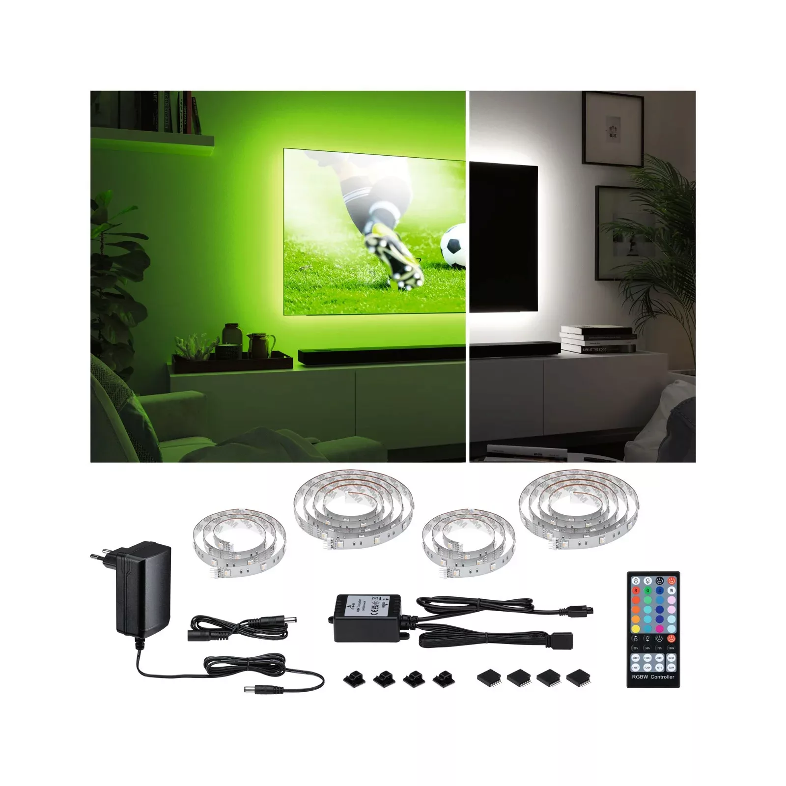 Paulmann MaxLED 250 RGBW Comfort Set TV 55 Zoll günstig online kaufen