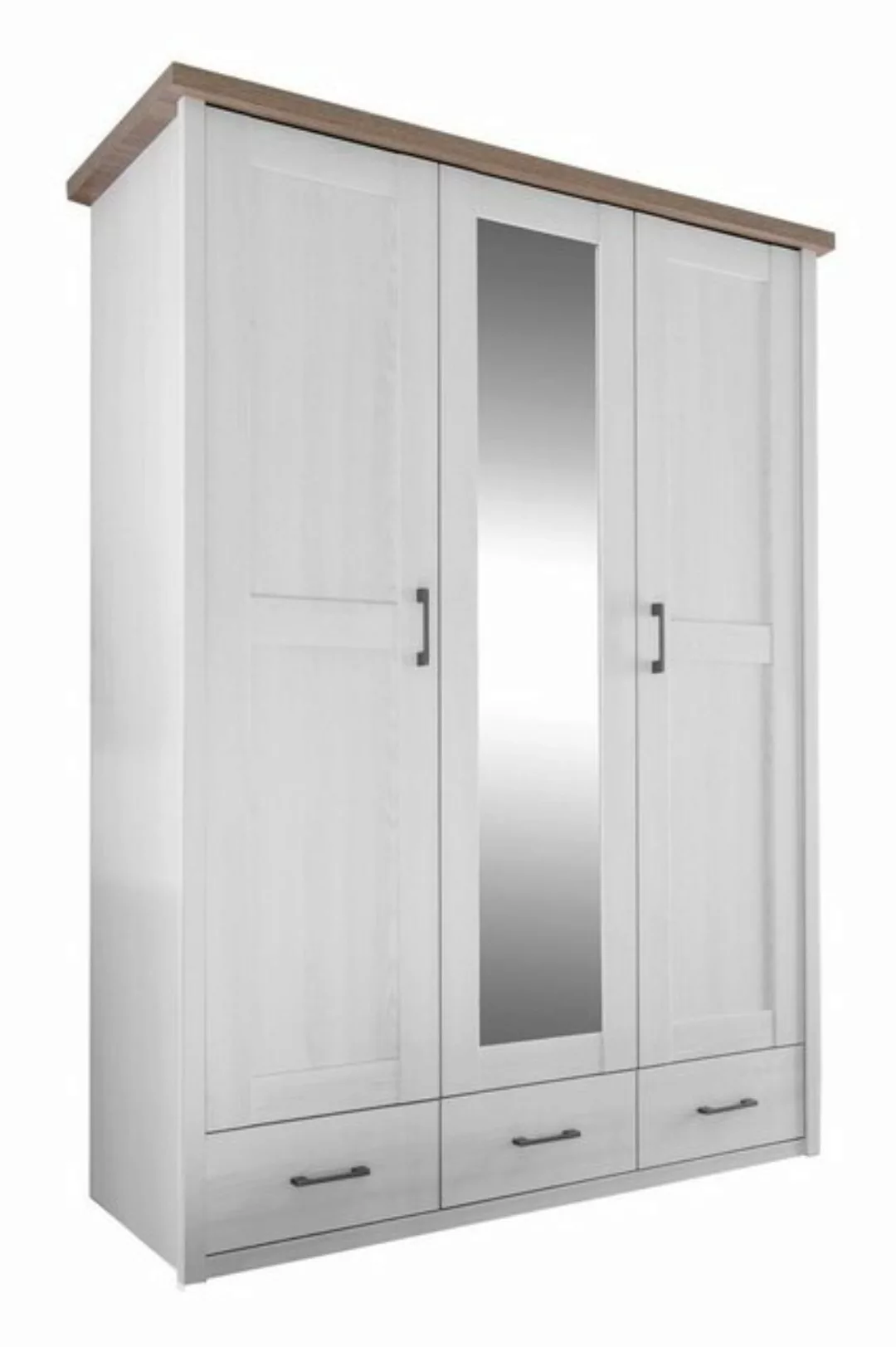 Begabino Kleiderschrank "Luca Schrank Garderobe Landhaus Design", inklusive günstig online kaufen